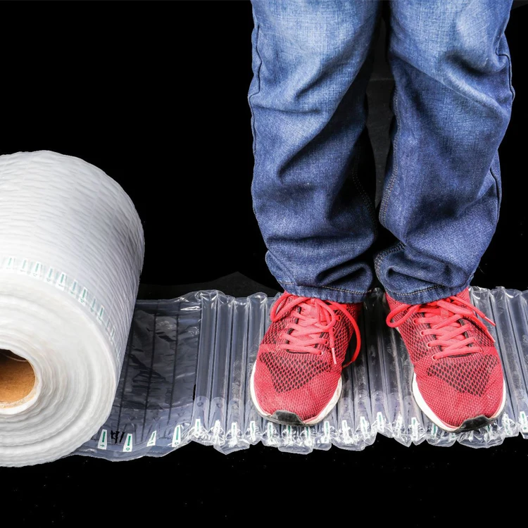Anti-shock Air Bubble Bag Roll Air Column Wrap Roll Air Tube Roll Different Widths Packing Material for Protecting Goods