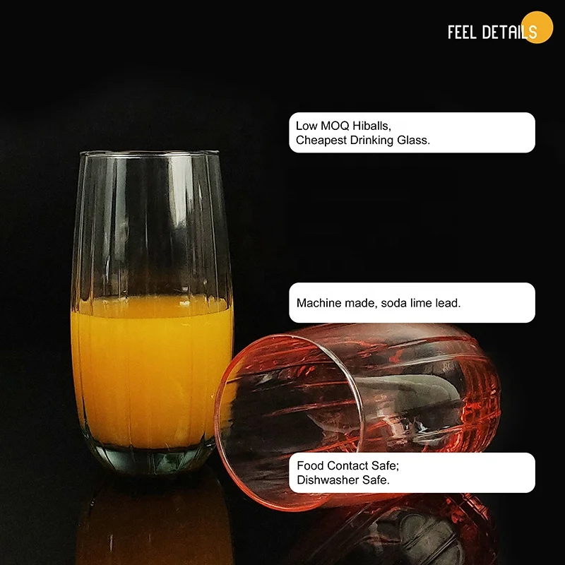 Unbreakable Premium Drinking Glasses - Set of 6 Tumbler Glass Cups