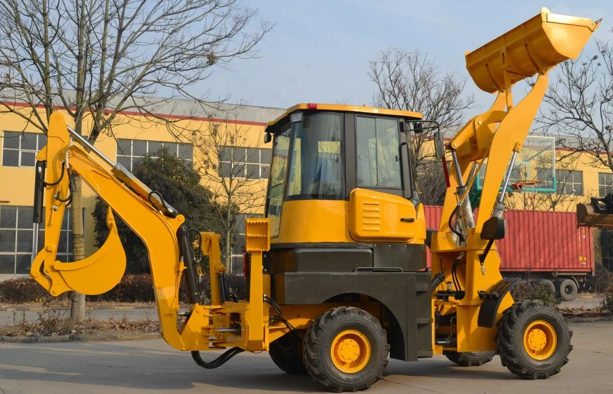 Yuchai 75KW 100HP Engine Front End Loader Articulated hot sale Backhoe Loader
