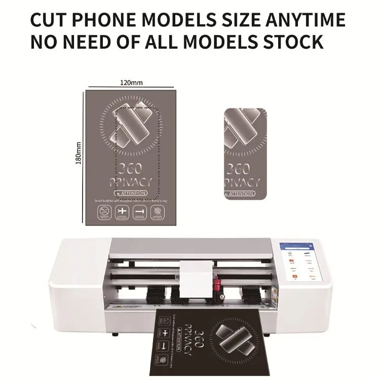 SUPERDEFENDOR 360 Privacy Screen Filter Scratch Proof Mobile Screen Protection Tpu Film Anti Spy For Mobile Skin Cutting Machine