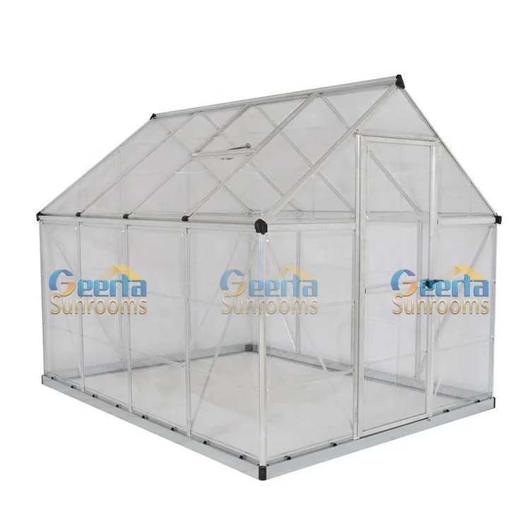 Outdoor greenhouse with polycarbonate for plant protection covers safety pc board green house kit on sale