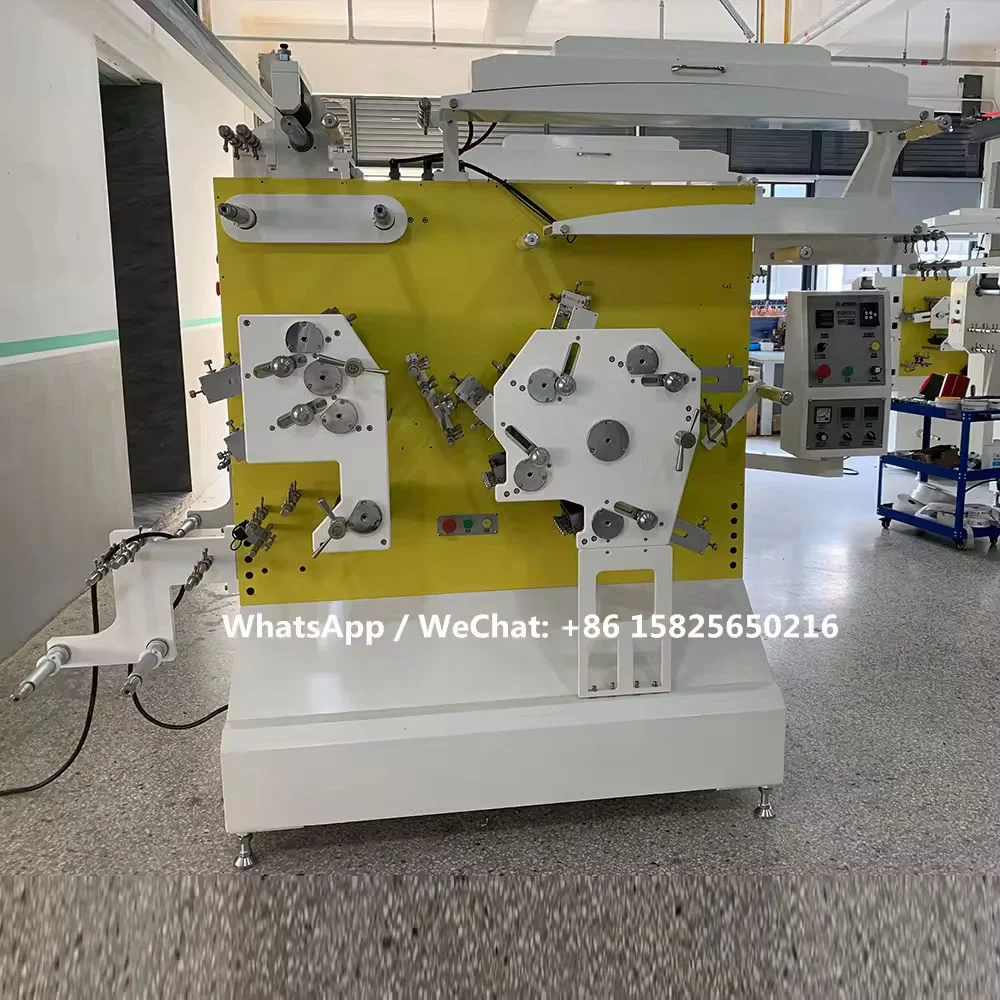 JR-1531 Customized 1-4 Colors Roll to Roll Flexo Printing Machine Clothing Care Label Letterpress Flexographic Printer Machinery