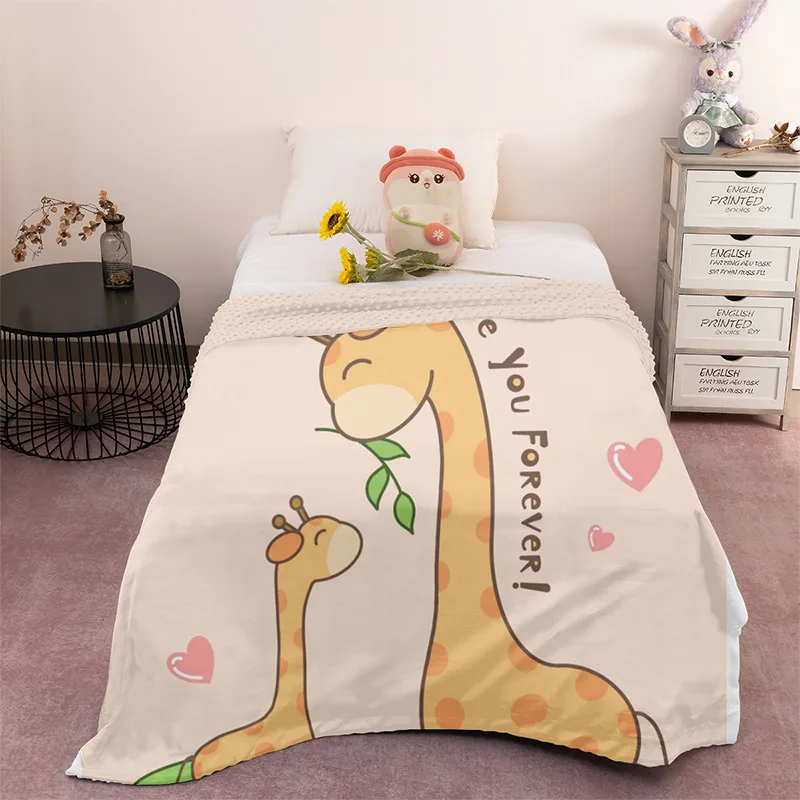 High Quality Minky Baby Quilt Blanket Warmth and Soft for Children and Adult