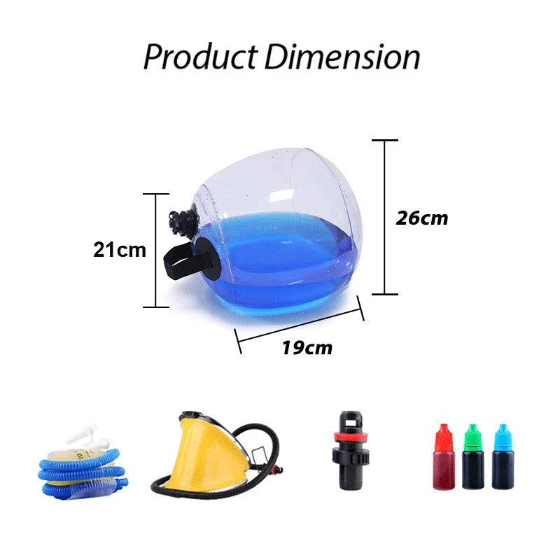 Skyhope 2023 Durable pvc strength weight lifting water filled fitness training aqua power bag with adjustable water