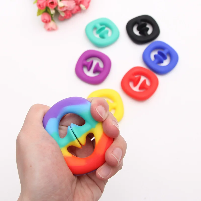 
Snappers Fidget Toy Stress Relief Toy Click Finger Sensory Fidget Toy For Child Funny Suction Cup Stressc 