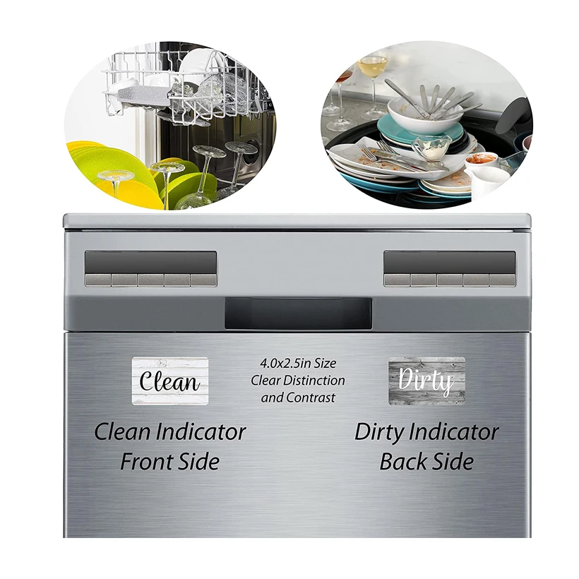 Customised Diy Preferential Price Dirty Clean Calendar Fridge Magnets