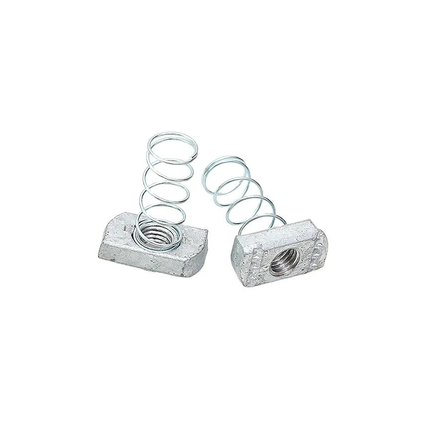 Hot Dip Galvanized 3/8 Spring Nut