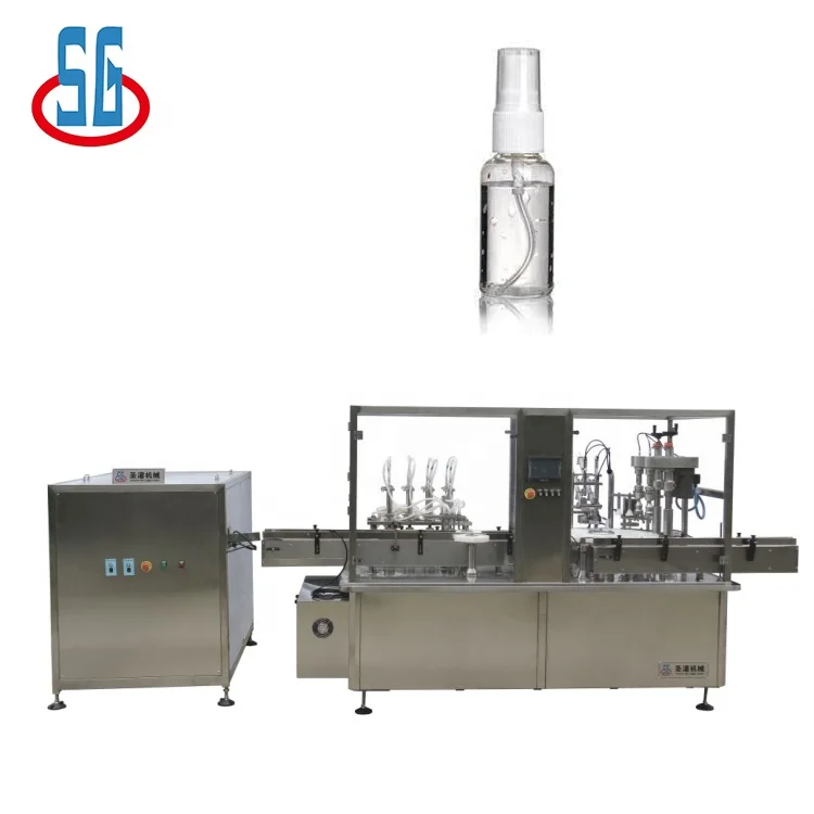 Manufacture Vial Perfume Full Automatic Filling Machine for 20ml   Automatic Filling capping machine for glass bottle