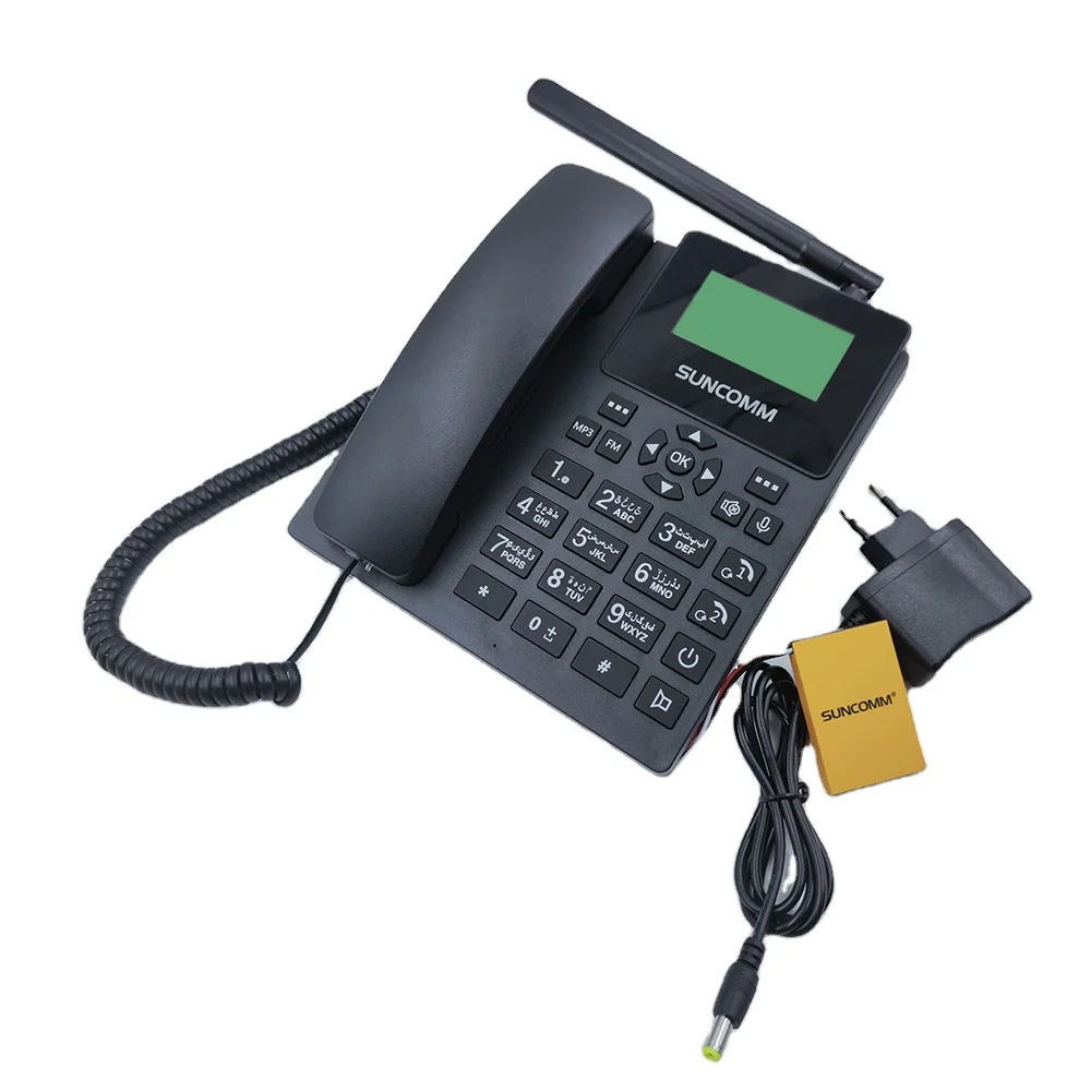 
Fixed wireless phone SUNCOMM G718 Wireless Desktop phone with FM MP3 MUTE RECORD 