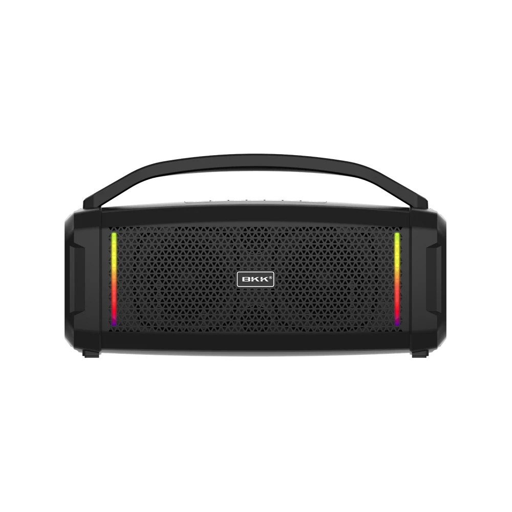 Портативный Bluetooth динамик поддержка FM радио TF карты беспроводной водонепроницаемый открытый красочный светодиодный свет