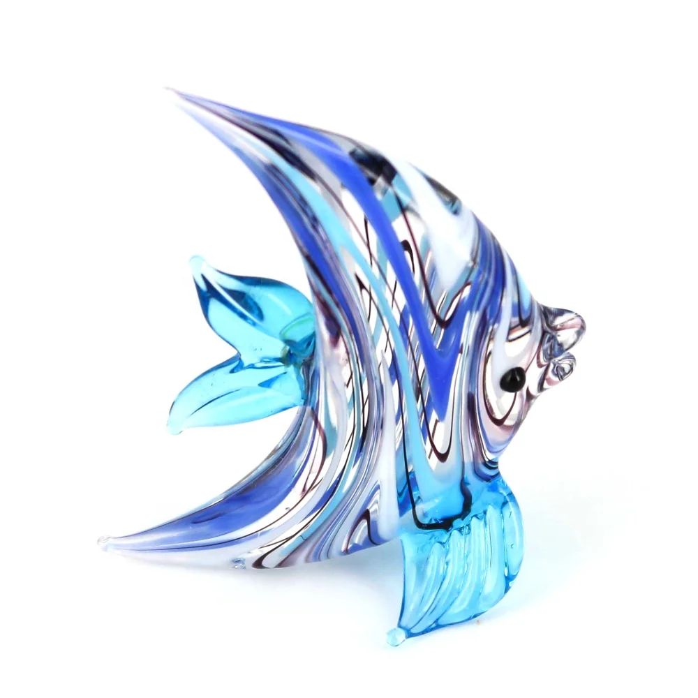 Aquarium miniature handmade art decorative glass fish figurine