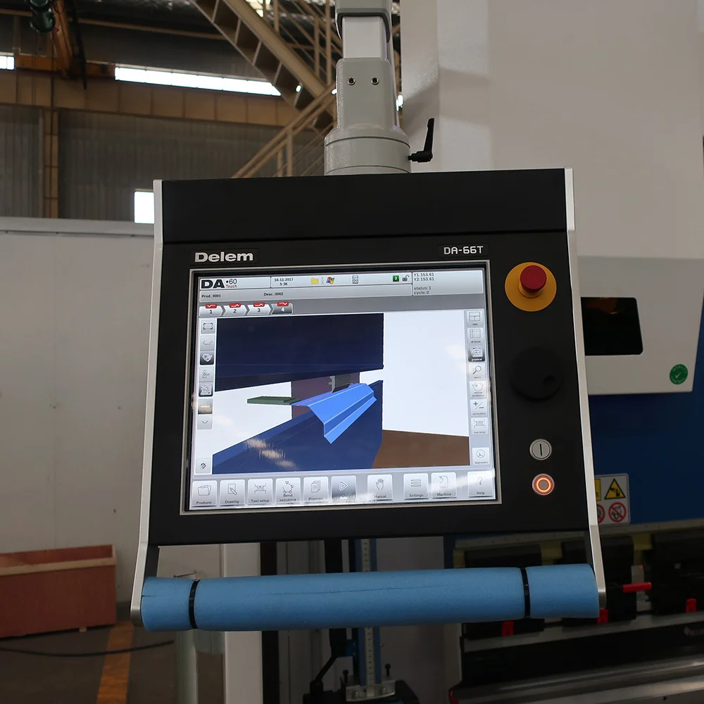 ACCURL 160X2500 Hydraulic Press Brake CE Standard 100tons Steel Metal Pump Provided Fully Automatic DELTA CNC Bender Machine