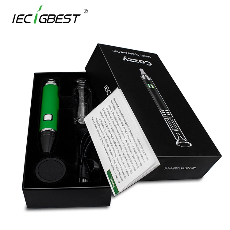 
Best selling product IECIGBEST Cozzy new colors Dab wax vaporizer dip&dab rig wax vapor pen 