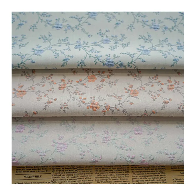 Latest Design Jacquard Brocade Lace Fabric for Women Dress