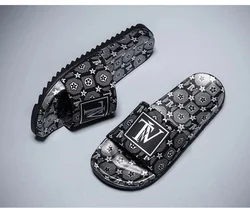 Custom designer Printed Slides And Slippers Customize Your Own Footwear Pvc soft flip flops Mens bathroom Beach bedroom slippers