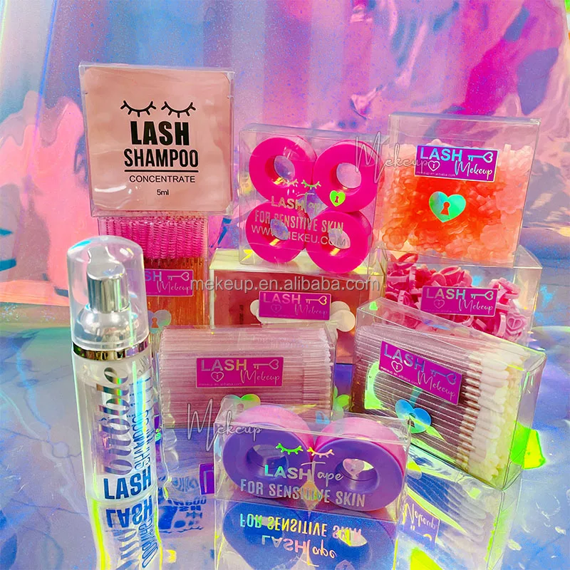 Custom Practice Diy Lash Extension Kit Eye Lash Starter Kit Eyelash Tools Private Label Extension Eyelash Kit