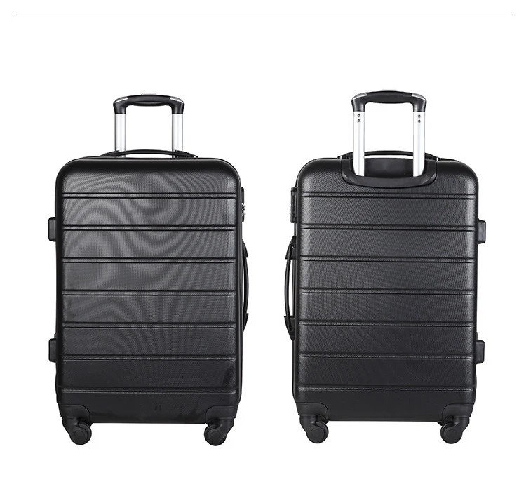 Cheapest 3PCS suitcase set ABS with universal wheels for business travel boarding box, wholesale for gift giveaway or promotion