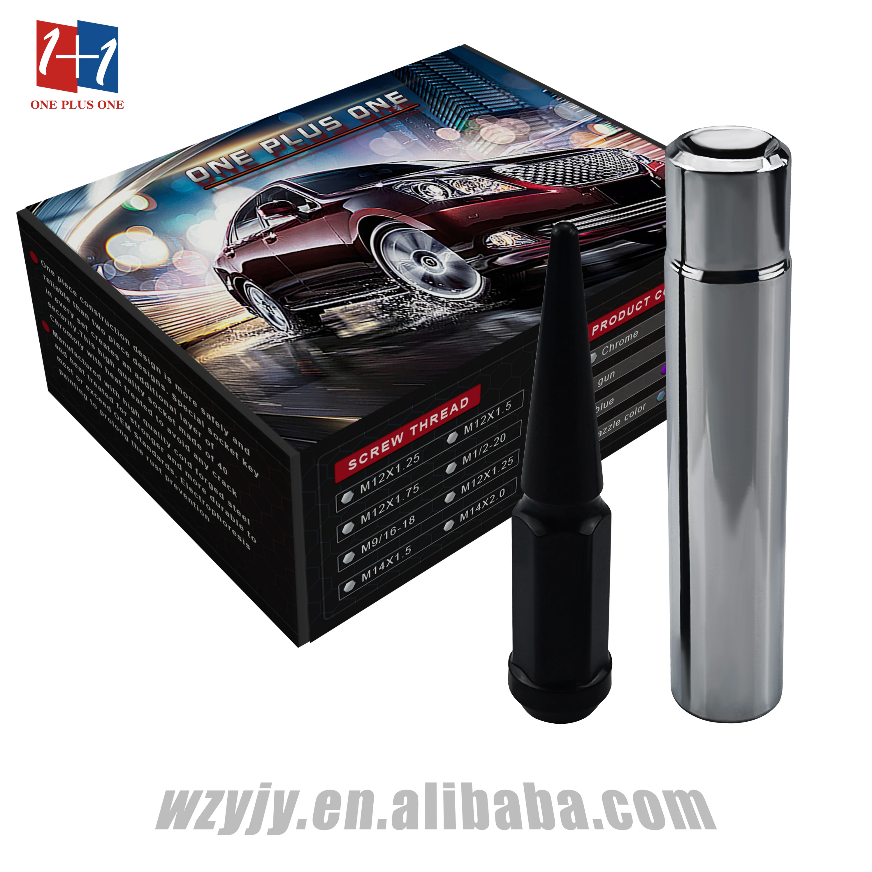 
YJY PTD12 HEX19 BLACK 112 MM closed hub nut WHEEL HUB NUT 