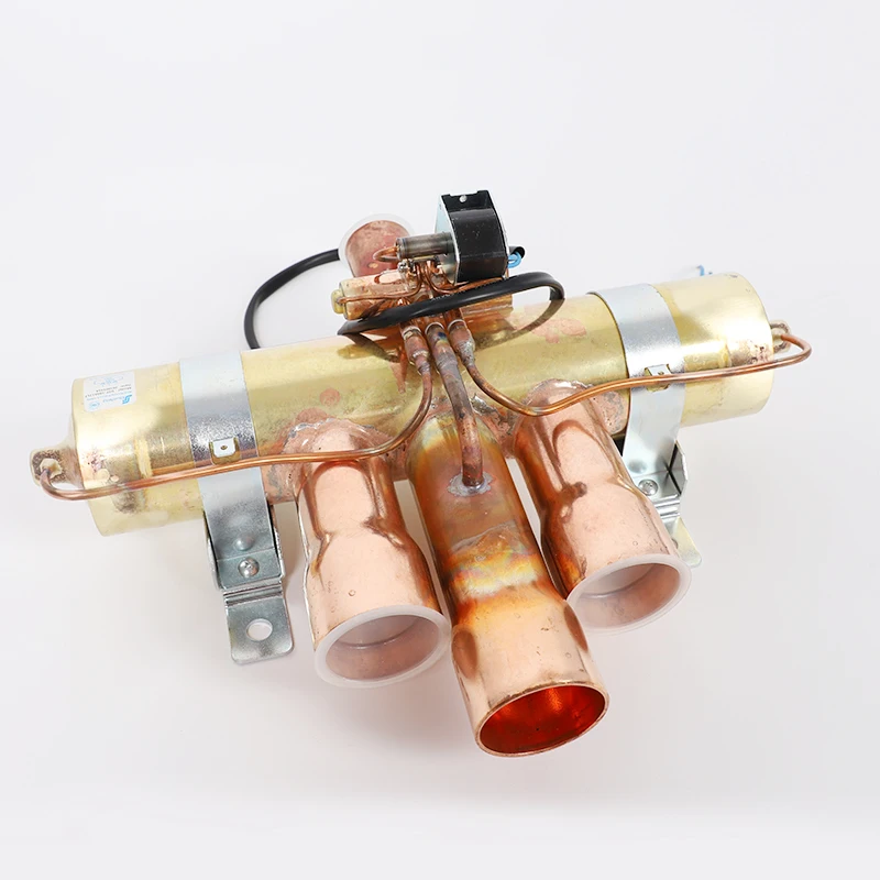 Factory Price 24V DC Hvac Reversing Valve Refrigeration 4 Way Revering Valve Heat Pump 4 Way Reversing Valve For AC