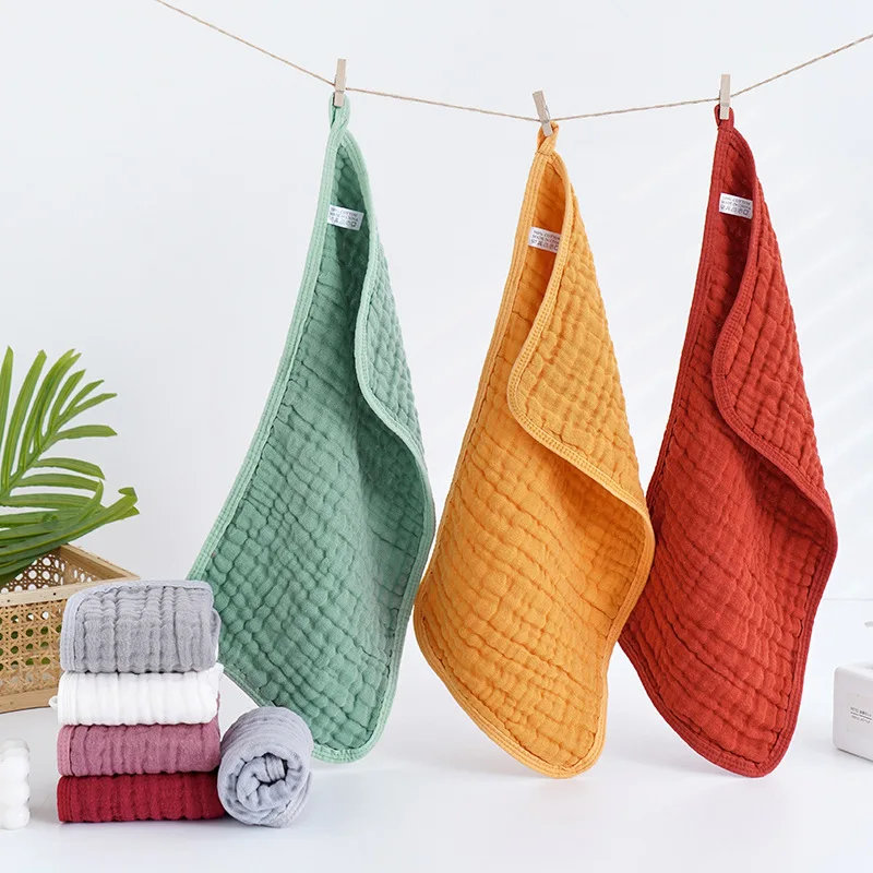 6 Layers Muslin Burp Cloth Cotton Burp Cloths for Baby Customize Skin Friendly Baby Burp Cloth