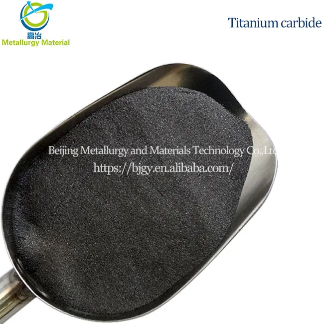 Spherical titanium carbide powder 99.5% 200 mesh 300 mesh plasma sprayed titanium carbide in stock
