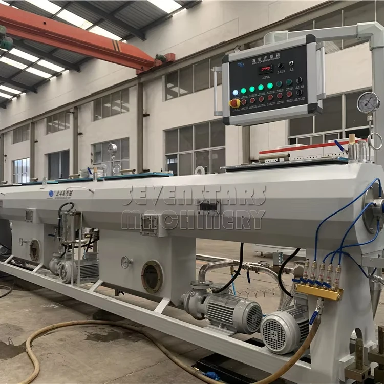 Automatic Plastic PE HDPE PPR Plastic Pipe Production Line Making Machine Machine with Pump Motor  Engine Core Components