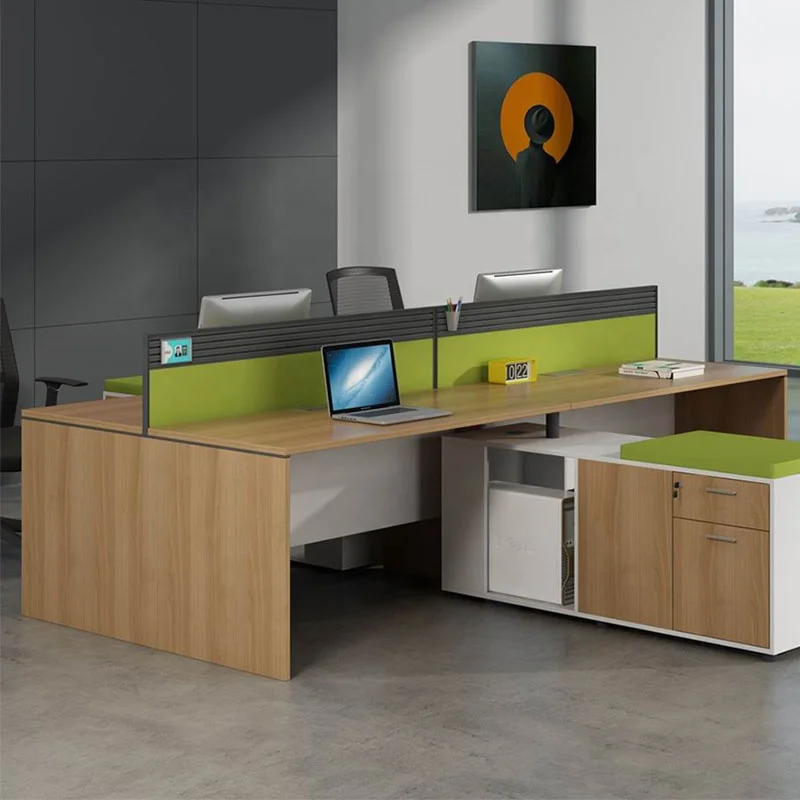 Home Office Furniture 2 Person Desk Office Employee Workstation