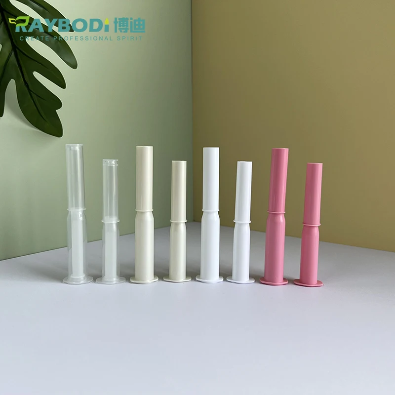 Hot product transparent vaginal applicator for cream and feminine suppositories applicator with cream applicator in bulk order