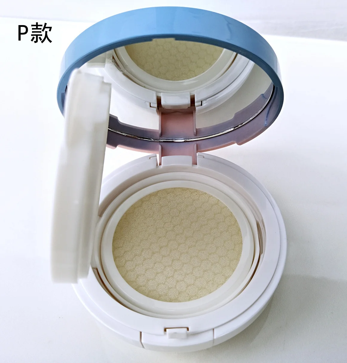 Custom Logo Empretrouare Compact Powder Container Blush Shading Powder Highlighter Makeup Compact Case Cosmetic PS Loose Powder
