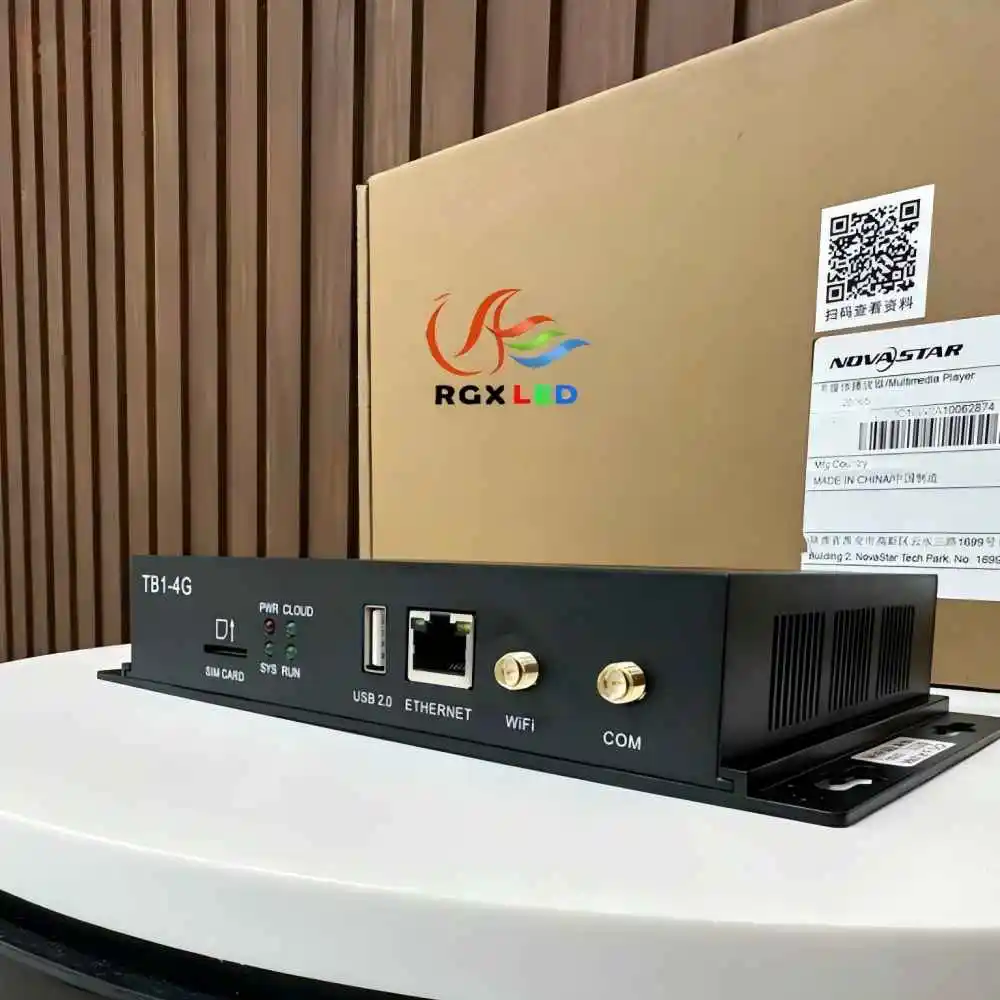 Dual asynchronous synchronous multimedia player LED Shenzhen video wall display LED indoor Novastar TB1-4G