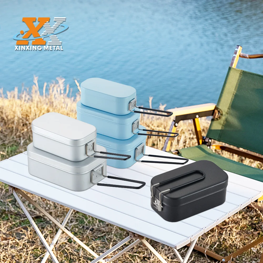 Aluminium Picnic Hiking Camping Mess Tin High Quality Camping Outdoor Cookset Mess Kit