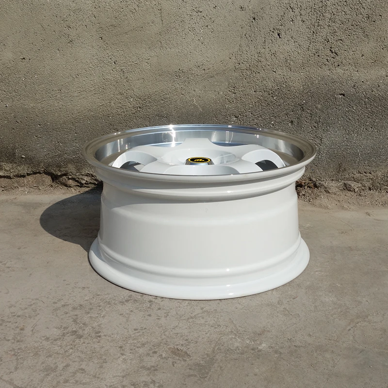 Jiangzao customize cerchi in lega black 4 hole 4*100 15 inch passenger car rims wheels