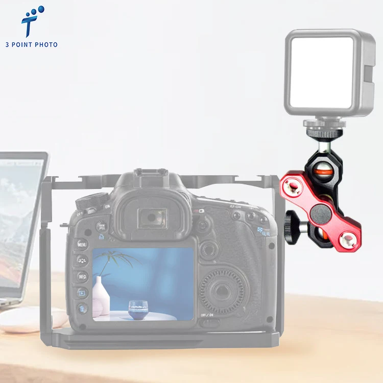 Yuanyu Articulating Magic Arm 1/4 Threaded, with Adjustable Rosette Arm for DSLR Camera Rig LCD Monitor Flash Light