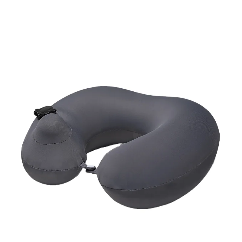 Velvet Inflatable Travel Pillow for Traveling Best Selling Soft