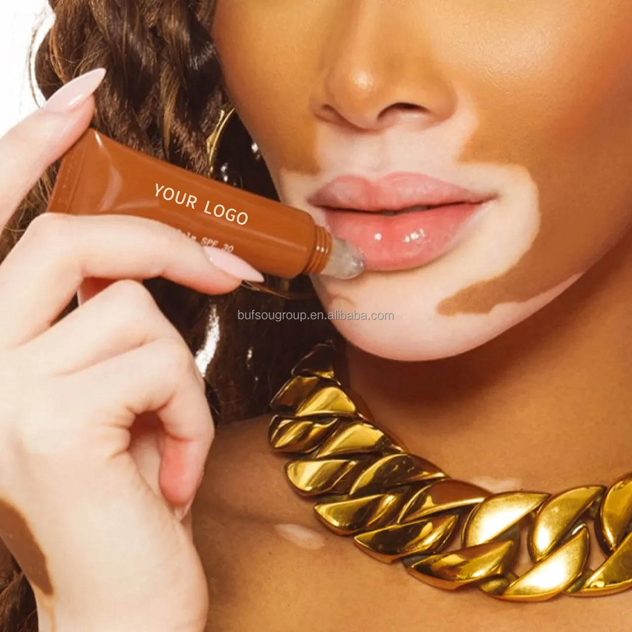 Long Lasting Aloe Stem Cells Nourishes Soft Lips Antioxidant Vitamin E Private Label Vegan SPF 30 Lip Balm