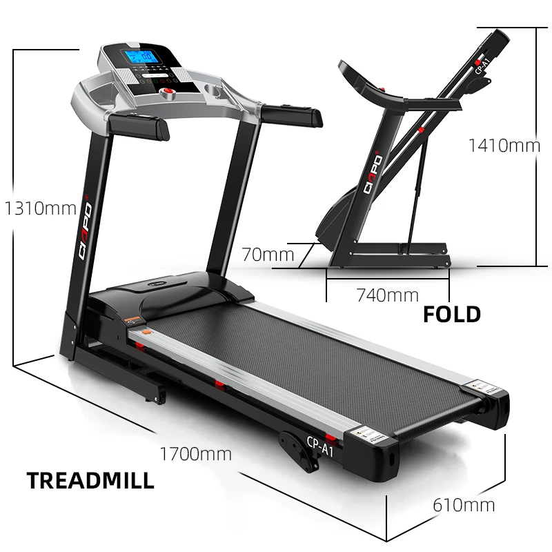 Factory Sale Electric Folding Treadmill Home Electric Treadmill Umshini Wokunyathelisa Treadmill