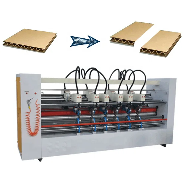 Hot selling Manual adjust type thin blade slitter machine,corrugated paperboard slitter cutting machine with safety cover