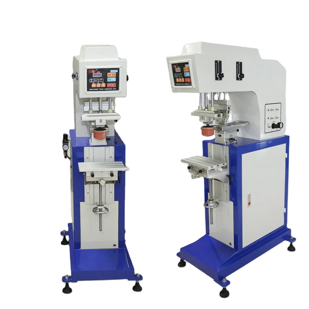 China golf ball cup pen pad printer toys 2 color computer keyboard mouse ink cup hand pad printing machine