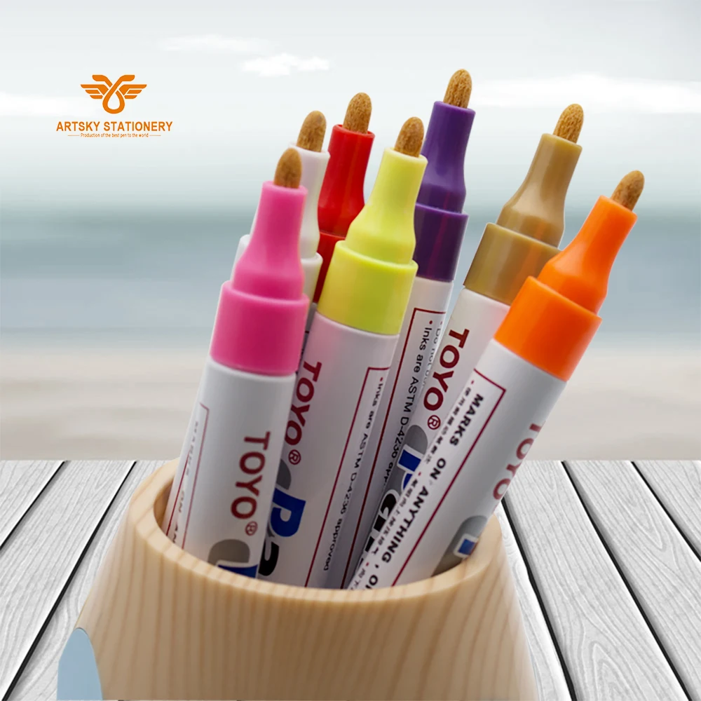 Toyo Tire Marker, Paint Markers Oil-Based Pen Permanent Waterproof Car Tire Tread Rubber Metal