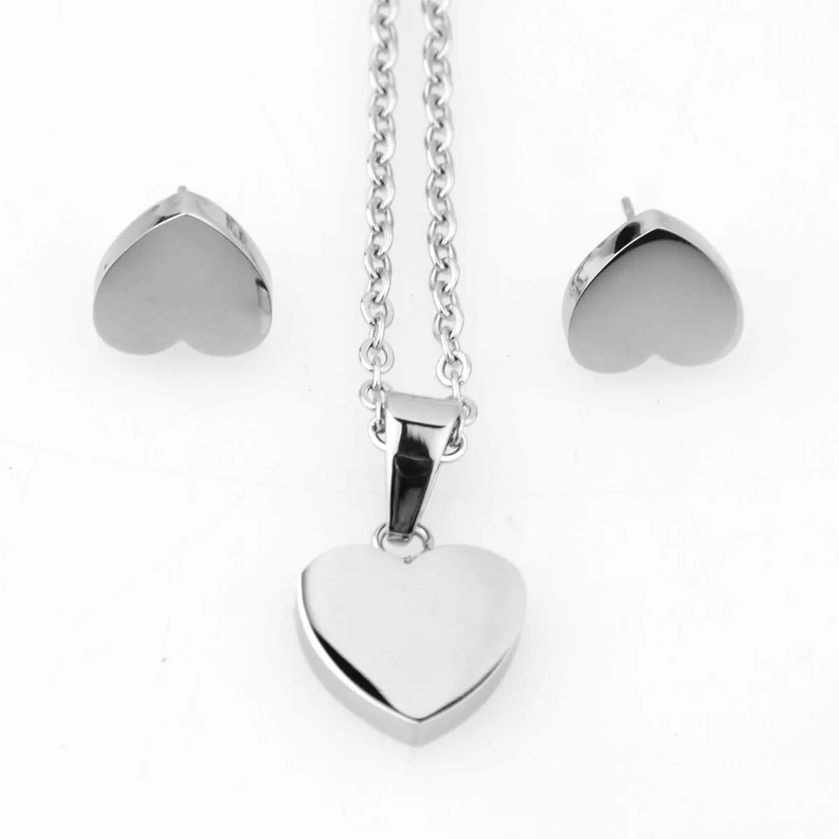  Love couple simple design fashionable hot sale stainless steel sets gold jewelry 18k
