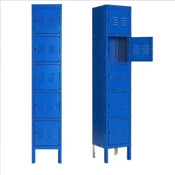 5 door knock down metal frame five door steel pickup locker metal 5 doors locker