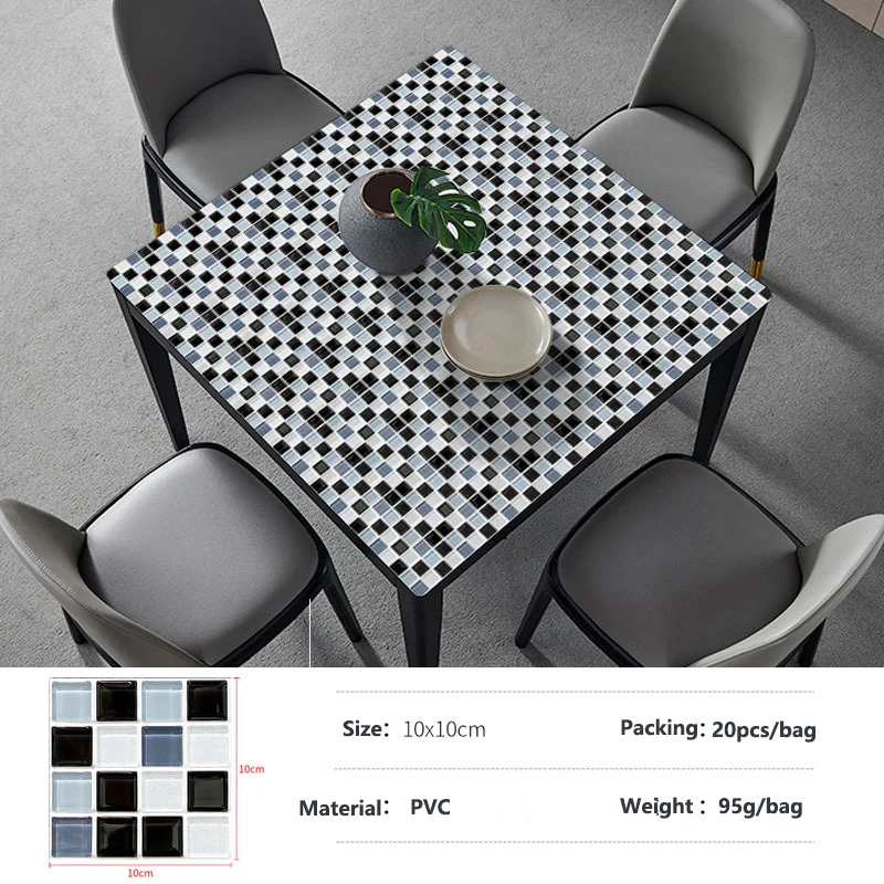 Self-Adhesive Mosaic Sticker Peel And Stick Wall Sticker For Home Kitchen Decor