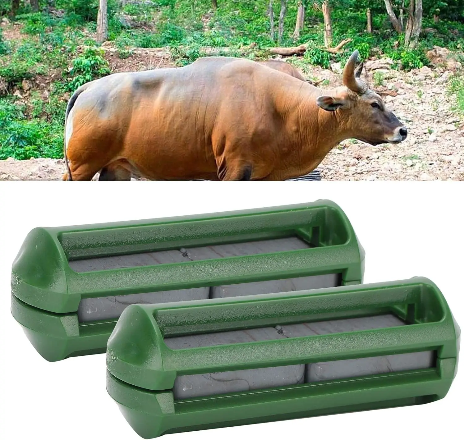 Livestock Supplies Harmless Cow Magnets Protection Plastic Cow Magnets for Cattle Green 2pcs