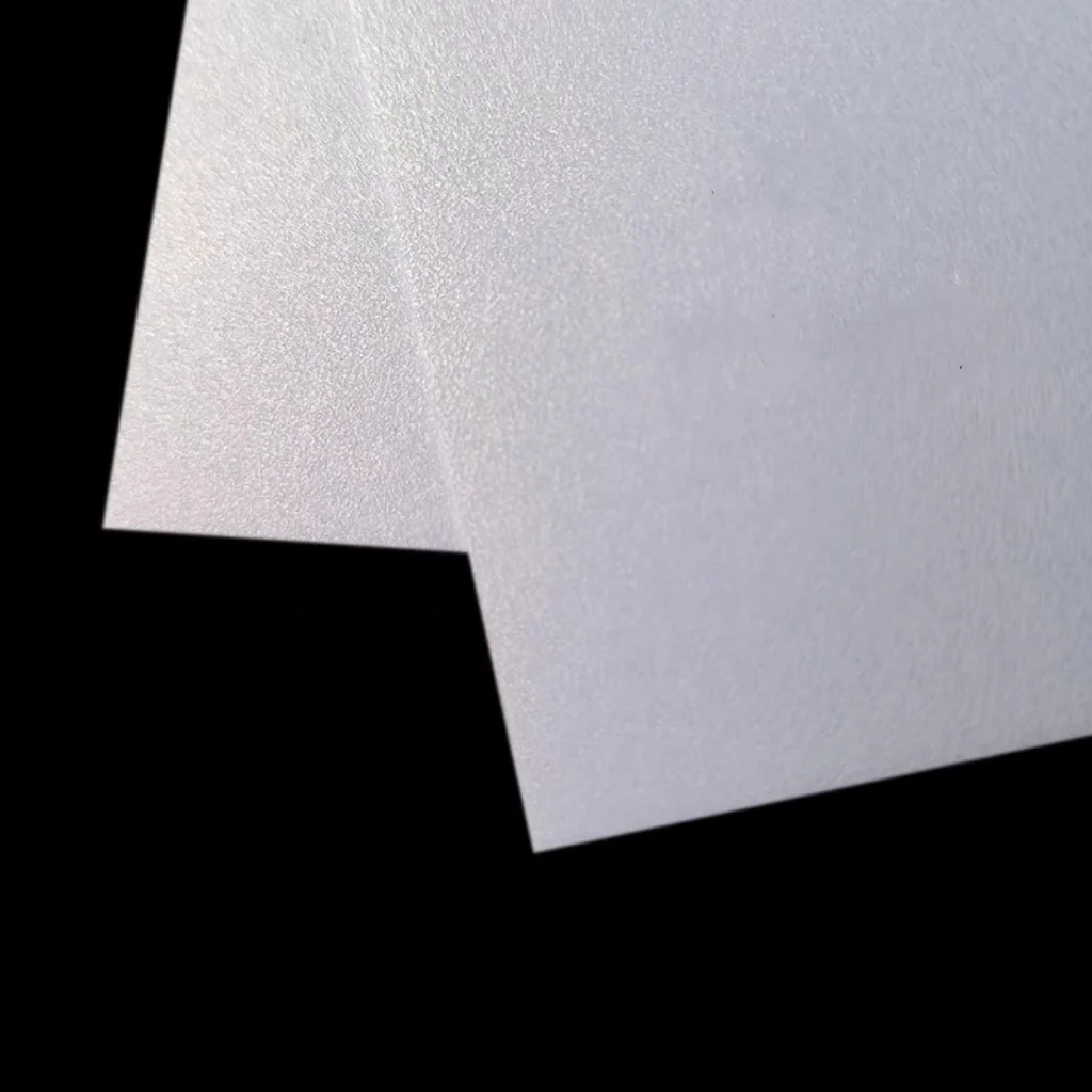 A4 250gsm перламутровый картон с Блестящий жемчужный порошок бумага белого цвета льда материал «Сделай сам» 50 штук в пакете