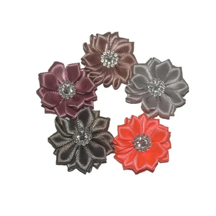 Artificial flower bouquets Rhinestone Flower DIY Flowers Home decoration hair accessories for Headband No Clips No Bows CH004