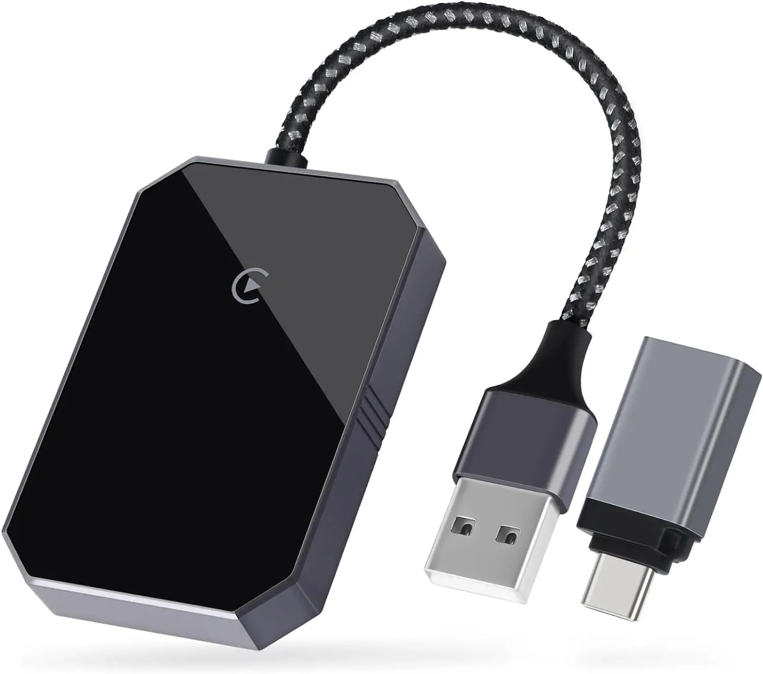 Boyi Wireless Carplay Wireless Adapter Plug & Play Wired to Wireless CarPlay Dongle 2024 Update Low Latency