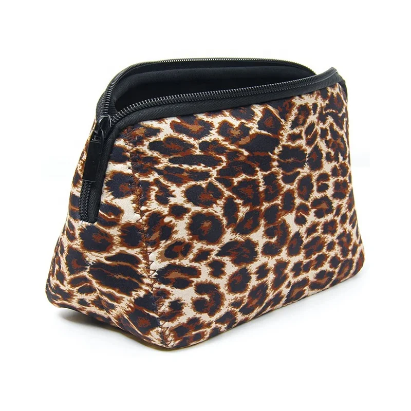 2022 Hot Product Custom Neoprene Toiletry Cosmetic Tote Bag Pouch With Elegance Style Design