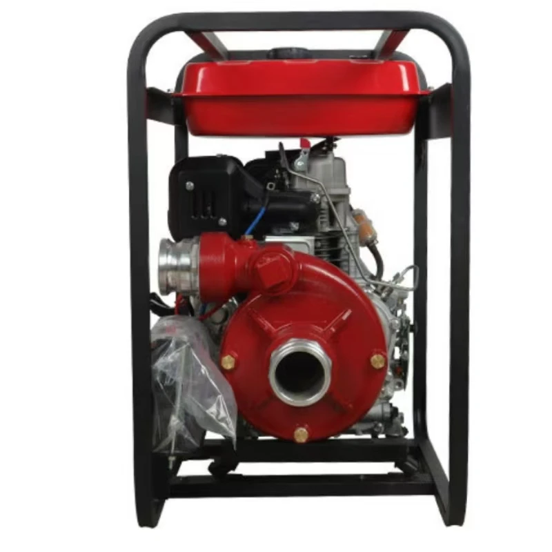 65m High Head 2 Inch Double Impeller Fire Pump Sprinkler  Irrigation High Pressure Gasoline Water Pumps for Irrigation