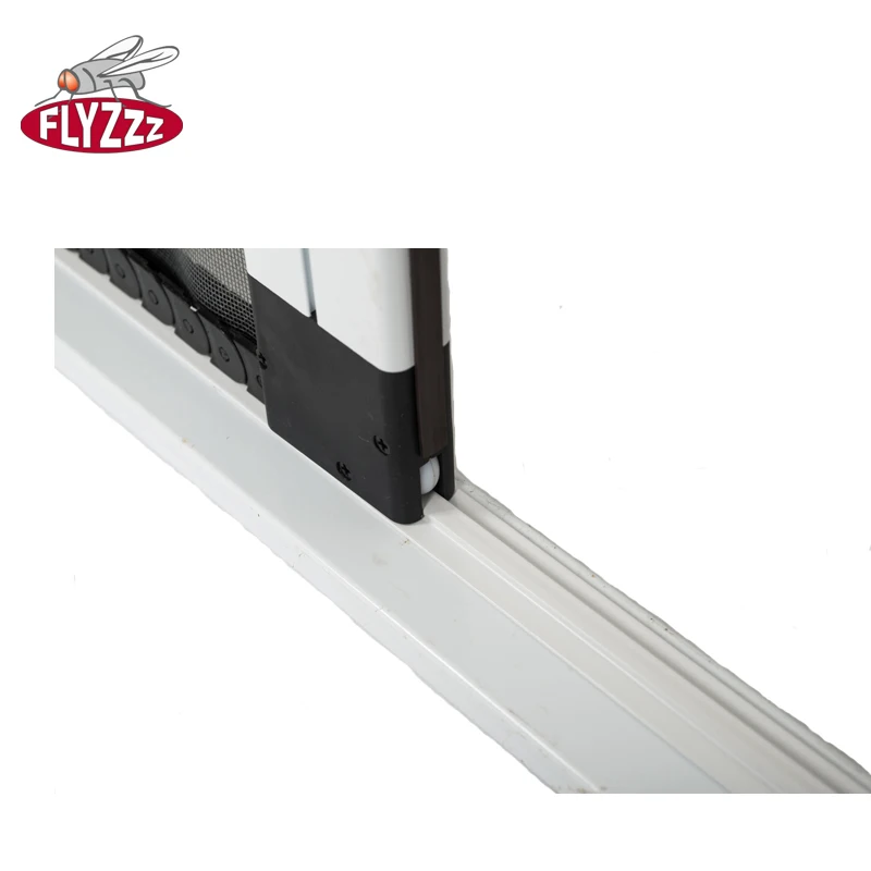 Стекловолокно Лидер продаж товары на заказ плиссированный профиль выдвижная дверь москитная сетка