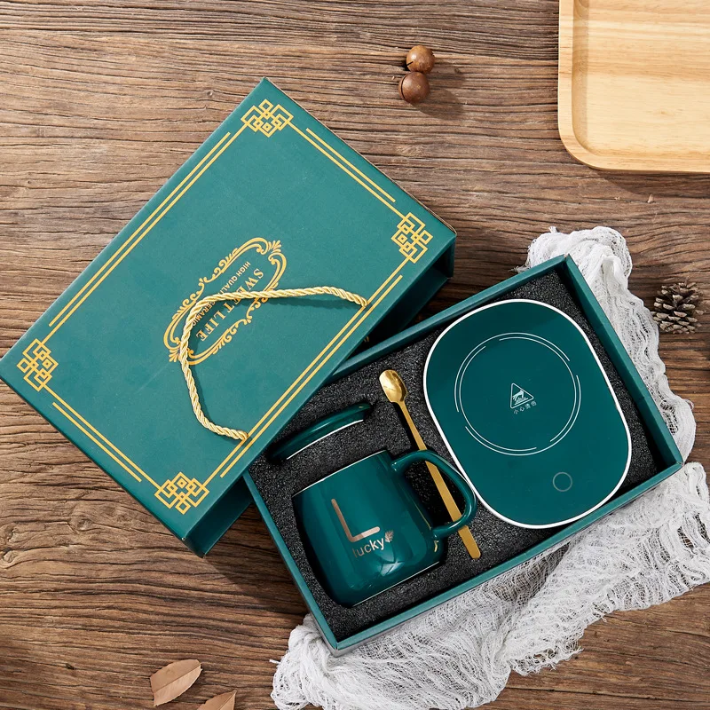 Coffee Mug Warmer Pad Cup Heater Coaster Constant Temperature Heating USB Electric Mug Mat Set Milk Tea Water Home Office Gift